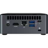 Intel® NUC 10 - NUC10i3FNH2 mini-pc Grijs/zwart | Core i3-10110U | UHD Graphics | 8 GB | 250 GB SSD