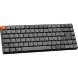 Keychron K3 Max-H3Z, toetsenbord Grijs/zwart, BE Lay-out, Gateron Low Profile 2.0 Mechanical Brown, RGB leds, 75%, Double-shot ABS, Hot-swappable, Bluetooth, 2.4GHz