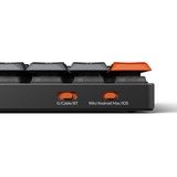 Keychron K3 Max-H3Z, toetsenbord Grijs/zwart, BE Lay-out, Gateron Low Profile 2.0 Mechanical Brown, RGB leds, 75%, Double-shot ABS, Hot-swappable, Bluetooth, 2.4GHz