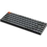 Keychron K3 Max-H3, toetsenbord Grijs/zwart, BE Lay-out, Gateron Low Profile 2.0 Mechanical Brown, RGB leds, 75%, Double-shot ABS, Hot-swappable, Bluetooth, 2.4GHz