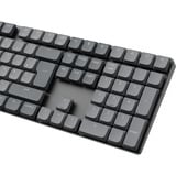 Keychron K5 Max-H1Z, toetsenbord Grijs/zwart, BE Lay-out, Gateron Low Profile 2.0 Mechanical Red, RGB leds, Double-shot PBT, Hot-swappable, Bluetooth, 2.4GHz