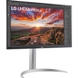 LG UltraFine 27UP85NP-W 27" 4K UHD monitor Wit/zilver, 2x HDMI, DisplayPort, 2x USB-A, USB-C