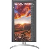 LG UltraFine 27UP85NP-W 27" 4K UHD monitor Wit/zilver, 2x HDMI, DisplayPort, 2x USB-A, USB-C