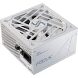 Seasonic FOCUS-GX-850, 850W voeding  Wit, 1x 12VHPWR, 3x PCIe, kabelmanagement