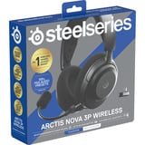 SteelSeries Arctis Nova 3P Wireless over-ear gaming headset Zwart, 2.4 GHz / Bluetooth 5.3, Pc, PlayStation 5, PlayStation 4, Switch