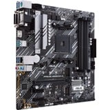 ASUS PRIME B550M-A/CSM socket AM4 moederbord Zwart/zilver, RAID, Gb-LAN, Sound, µATX