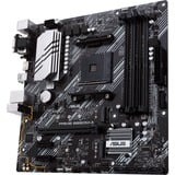 ASUS PRIME B550M-A/CSM socket AM4 moederbord Zwart/zilver, RAID, Gb-LAN, Sound, µATX