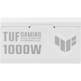 ASUS TUF Gaming Gold White Edition modulaire 1000 watt voeding  Wit, 1x 12V-2x6, 4x PCIe