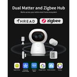 Aqara Camera Hub G350 Wit, Dubbele lens, 4K/2,5K, 360°