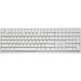 Ducky Zero 6108, gaming toetsenbord Wit, BE Lay-out, Cherry MX2A Speed Silver, RGB leds, ABS, Hot-swappable