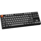 Keychron K8 Max-J3Z RGB mechanisch toetsenbord Zwart, BE lay-out (AZERTY), Keychron Super Brown, 80% (TKL)	, Hot-swappable, Bluetooth, 2.4GHz