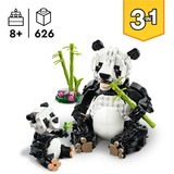 LEGO Creator 3-in-1 - Wilde dieren: pandafamilie Constructiespeelgoed 31165