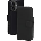 Mobiparts iPhone 16 - 2-in-1 leather wallet case telefoonhoesje Zwart