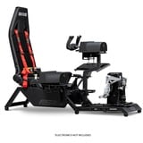 Next Level Racing Flight Simulator Zwart/rood