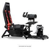 Next Level Racing Flight Simulator racingsimulator Zwart/rood