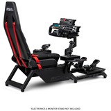 Next Level Racing Flight Simulator racingsimulator Zwart/rood