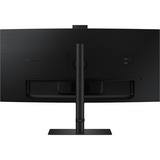 SAMSUNG ViewFinity S6 S65VC 34" Curved UltraWide monitor Zwart, HDMI, DisplayPort, Sound, RJ-45, USB-C