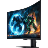 Samsung Odyssey G7 S37FG756EU 37" 4K UHD curved gaming monitor Zwart, 165 Hz, HDMI, DisplayPort, USB, AMD FreeSync