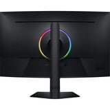 Samsung Odyssey G7 S37FG756EU 37" 4K Ultra HD curved gaming monitor Zwart, 1x DisplayPort, 2x HDMI, 2x USB-A, 165 Hz