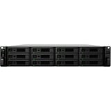 Synology RackStation RS3621RPxs nas Zwart/grijs, 4x LAN, USB 3.0