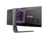 AOC OLED Agon PRO AG346UCD 34" curved gaming monitor Donkergrijs/zwart, 2x HDMI, 1x DisplayPort, USB-A, USB-C, 175 Hz
