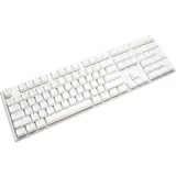 Ducky One 3 Classic White, gaming toetsenbord Wit/zilver, BE Lay-out, Cherry MX RGB Speed Silver, RGB leds, ABS