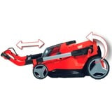 Einhell Accu Grasmaaier RASARRO 36/42 (2x5,2Ah) Rood/zwart, 2x 5.2 Ah PXC accu's en 1x DUO-lader inbegrepen