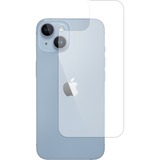 Just in Case iPhone 15 - Back Cover Tempered Glass - Clear screenprotector Transparant