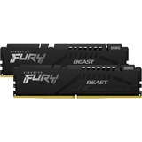 Kingston FURY Beast 64 GB DDR5-5600 (2x 32 GB) werkgeheugen Zwart, KF556C36BBEK2-64, EXPO