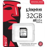 Kingston Industrial 32 GB SDHC geheugenkaart Zwart, UHS-I U3, Class 10, V30, A1