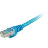 Sharkoon Patchkabel SFTP, RJ-45 met Cat.7a Blauw, 1 meter, Ruwe kabel