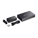 TP-Link Omada SG2210XMP-M2 8-Poorts 2.5GBASE-T Smart Switch Zwart, 8x PoE+, 2x 10GE SFP+