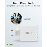 goobay 68W GaN USB-C PD Multiport Quick Charger Wit