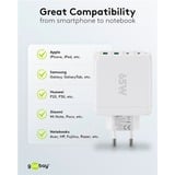 goobay 68W GaN USB-C PD Multiport snellader Wit, 2x USB-C, 2x USB-A