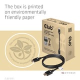 Club 3D Ultra High Speed HDMI 2.1 gecertificeerde kabel male-male Zwart, 1,5 meter, 4K 120Hz, 8K 60Hz, 48 Gbps