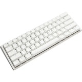 Ducky One 3 Mini RGB mechanisch gaming toetsenbord Wit, BE lay-out (AZERTY), Cherry MX RGB Red, 60%
