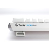 Ducky One 3 Mini RGB mechanisch gaming toetsenbord Wit, BE lay-out (AZERTY), Cherry MX RGB Red, 60%