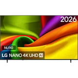 LG NANO 4K UHD AI NU90 (98NU900B6LB) 98" Led-tv Zwart, 4x HDMI, 2x USB, Bluetooth, LAN, WLAN, CI+, HDR10