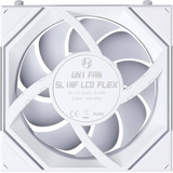 Lian Li UNI FAN SL-INF LCD FLEX 120 Reserve Wireless RGB case fan Wit, 120 x 124 x 28 mm, PWM