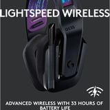 Logitech G535 Wireless over-ear gaming headset Zwart, Pc en PlayStation 4 / 5
