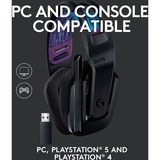 Logitech G535 Wireless over-ear gaming headset Zwart, Pc en PlayStation 4 / 5