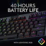 Logitech G915 TKL LIGHTSPEED Wireless RGB Mechanical Gaming Keyboard Zwart, US-International, GL Linear, LIGHTSYNC RGB