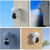 Reolink E560, slimme 4K/8MP PTZ Dual-Band WiFi 6 camera Wit, Kleuren nachtzicht