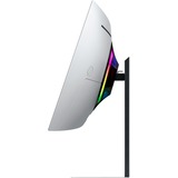 Samsung Odyssey G8 G85SD 34" Curved UltraWide gaming monitor Zilver, 2x HDMI, DisplayPort, 2x USB-A, USB-B, Wi-Fi 5, BT, 175 Hz