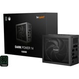 be quiet! Dark Power 14 modulaire 1000 watt voeding  Zwart, 1x 12V-2x6, 4x PCIe