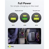 goobay Dual-USB PD Autolader (45 W) Zwart