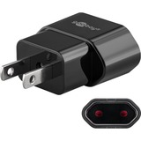 goobay Reisadapter EU-plug > US/Japan Zwart