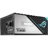 ASUS ROG THOR 1000P2 GAMING, 1000 Watt voeding  Zwart, 8x PCIe, kabelmanagement