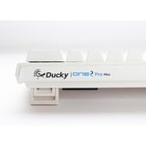 Ducky One 2 Pro Mini RGB mechanisch gaming toetsenbord Wit, BE lay-out (AZERTY), Cherry MX2A Blue, 60%