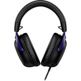 HyperX Cloud III over-ear gaming headset Zwart/blauw, Pc, PS5, PS4, Xbox Series X|S, Xbox One, Nintendo Switch